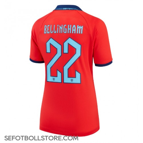 England Jude Bellingham #22 Replika Bortatröja Dam VM 2022 Kortärmad